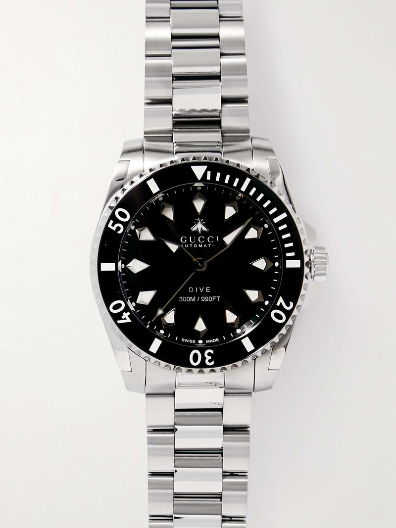 Dive 40mm Stainless Steel Watch 1