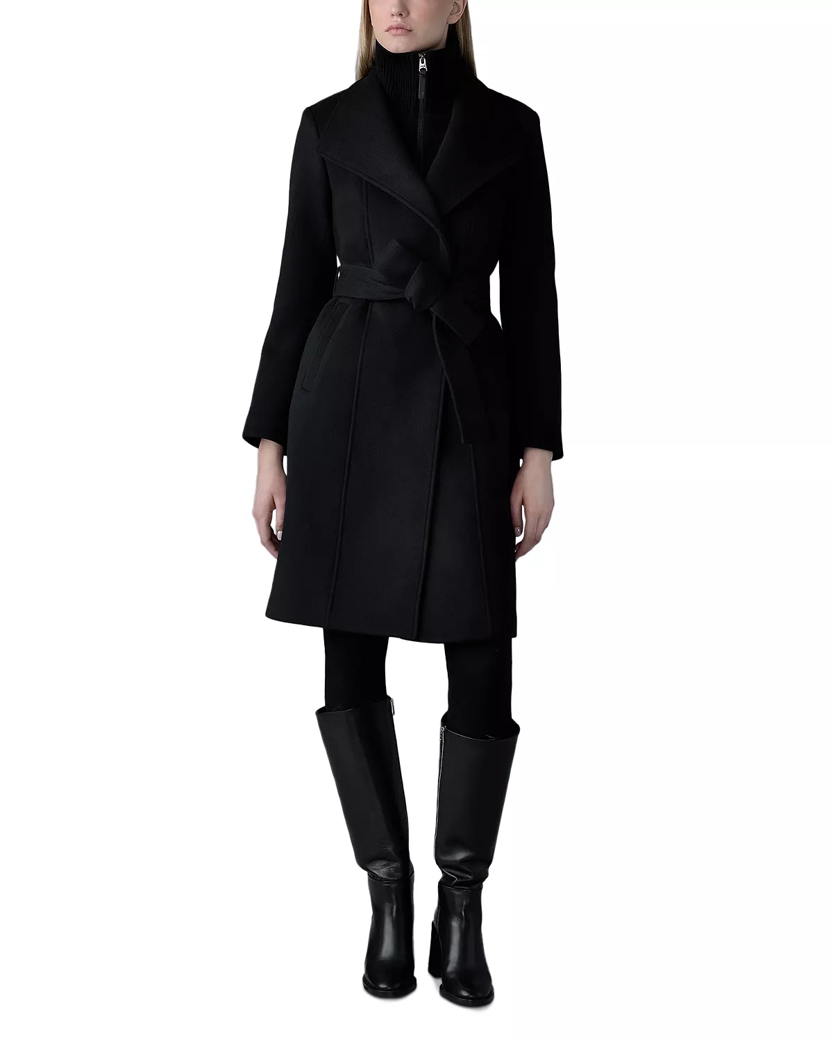 Norita Belted Wool Coat - 1