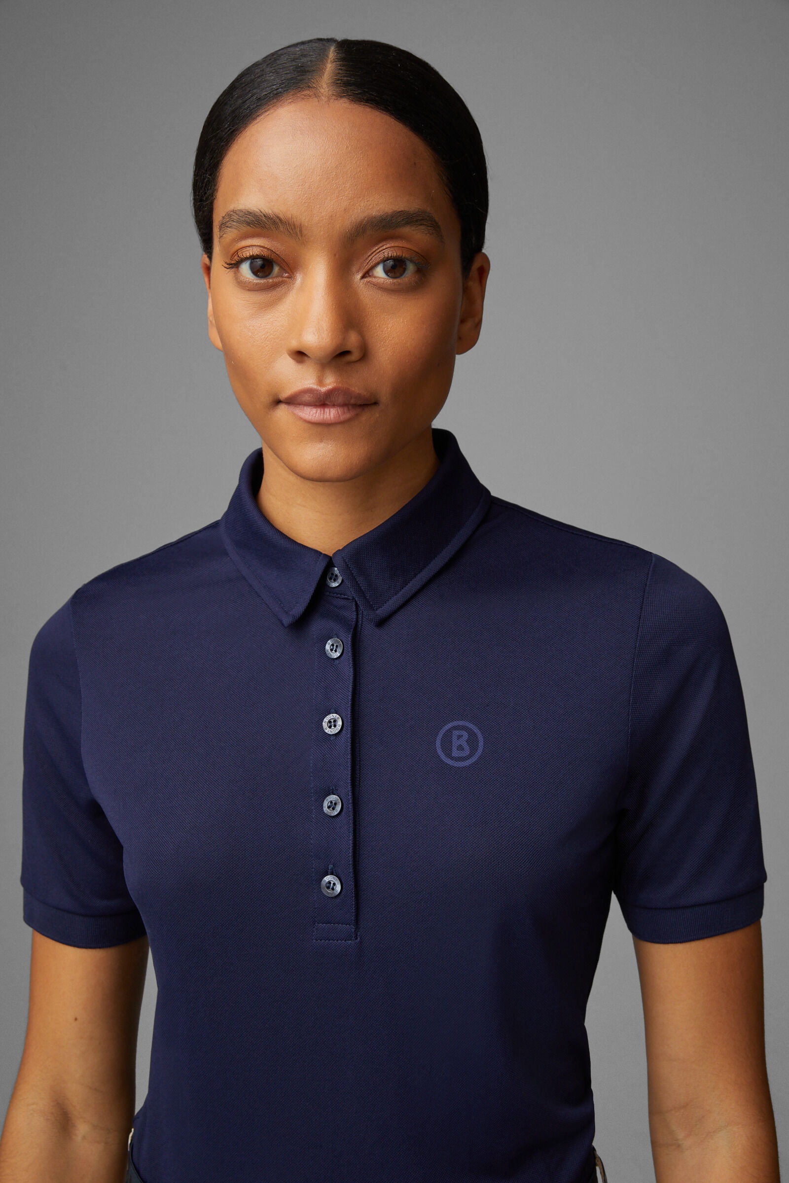 Danielle functional polo shirt in Navy blue - 5