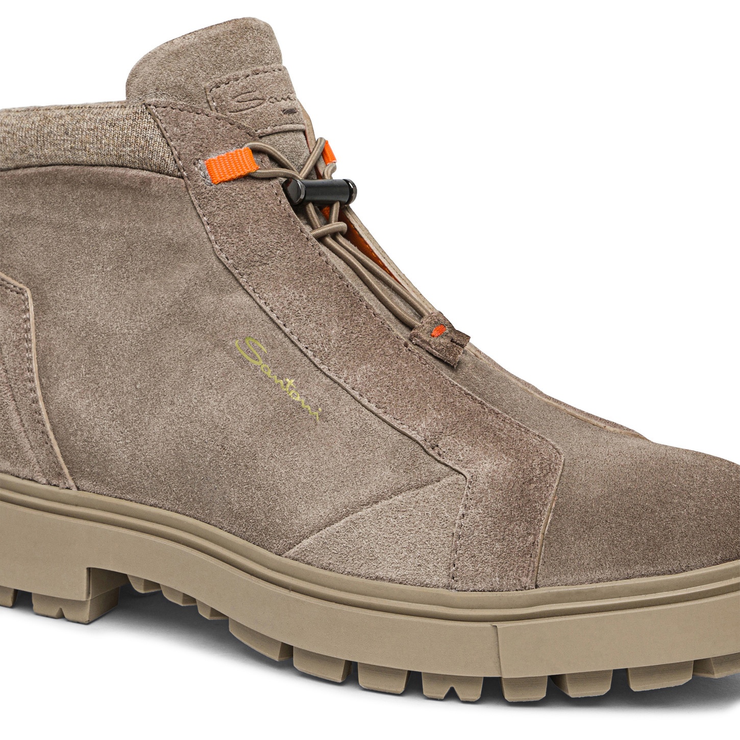Men's brown suede hiking boot - 6