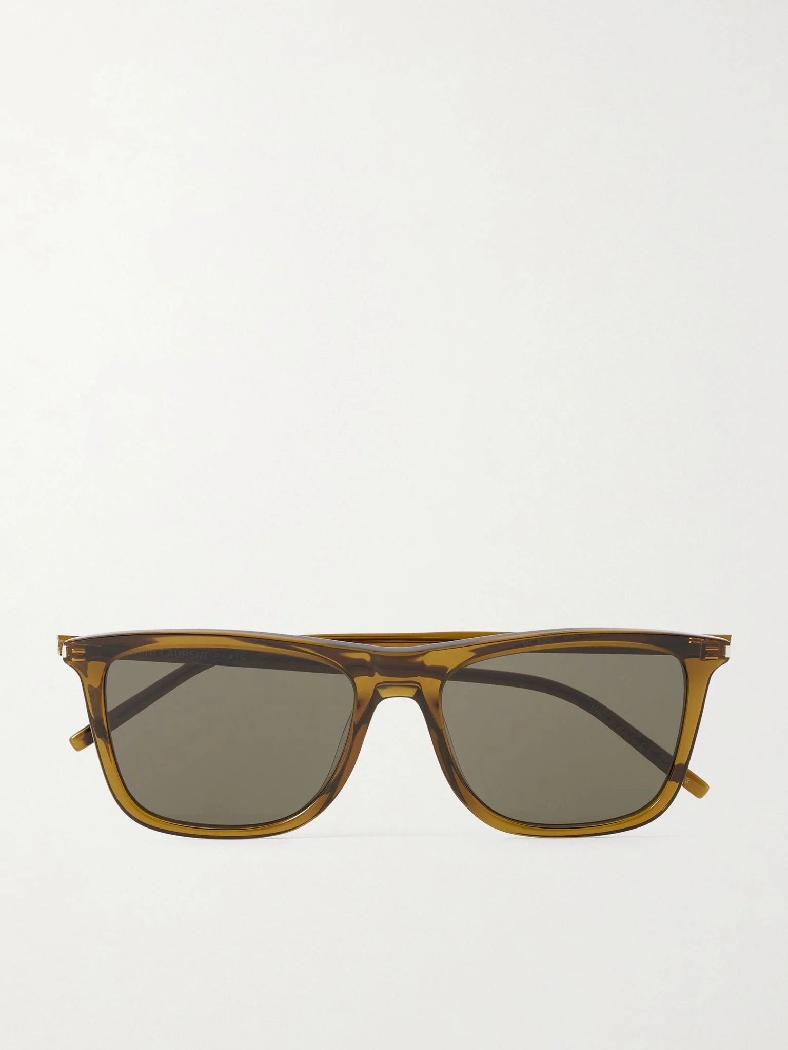 Square-Frame Acetate Sunglasses Brown - 1