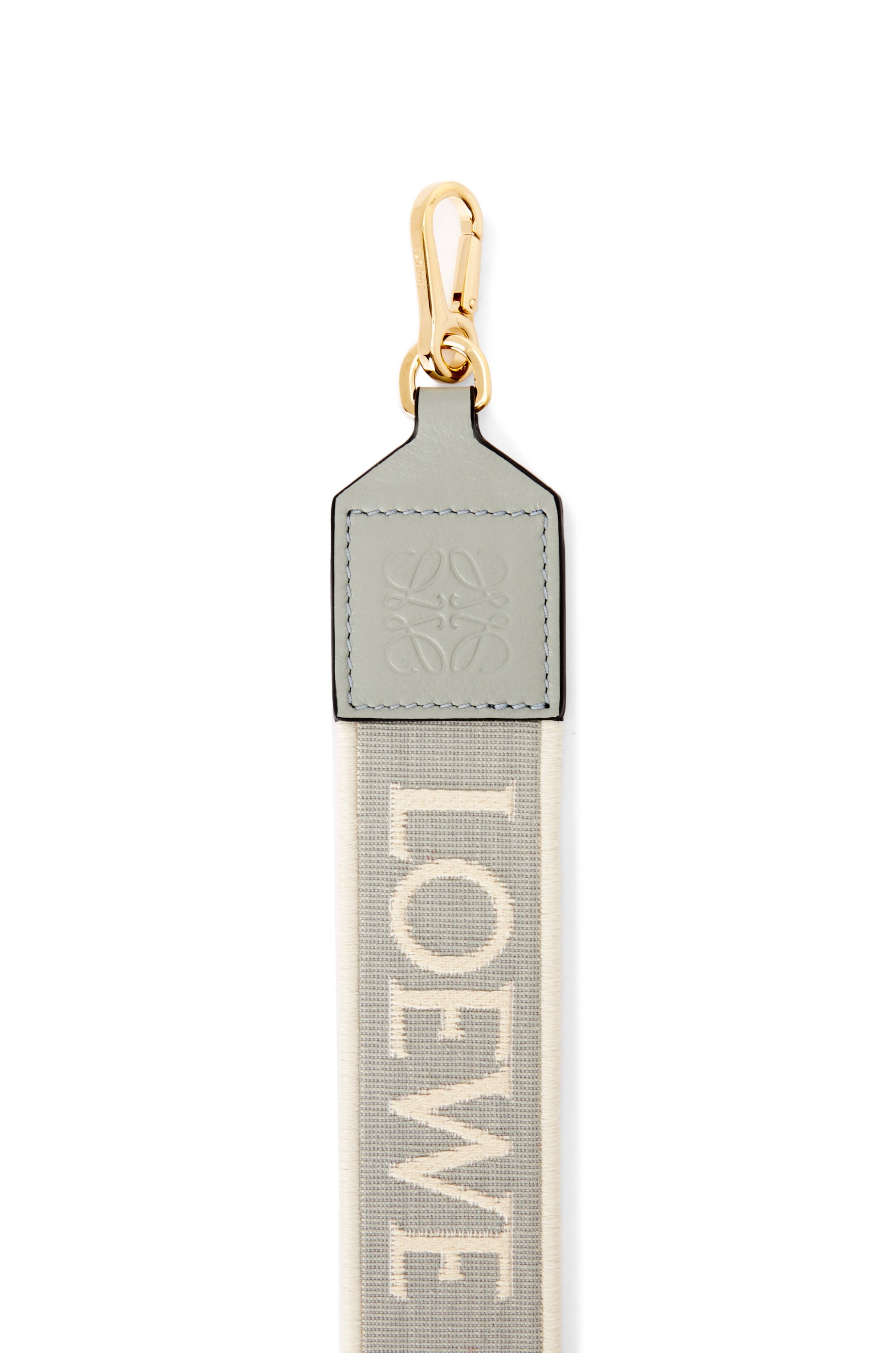 Anagram strap in jacquard and calfskin - 2