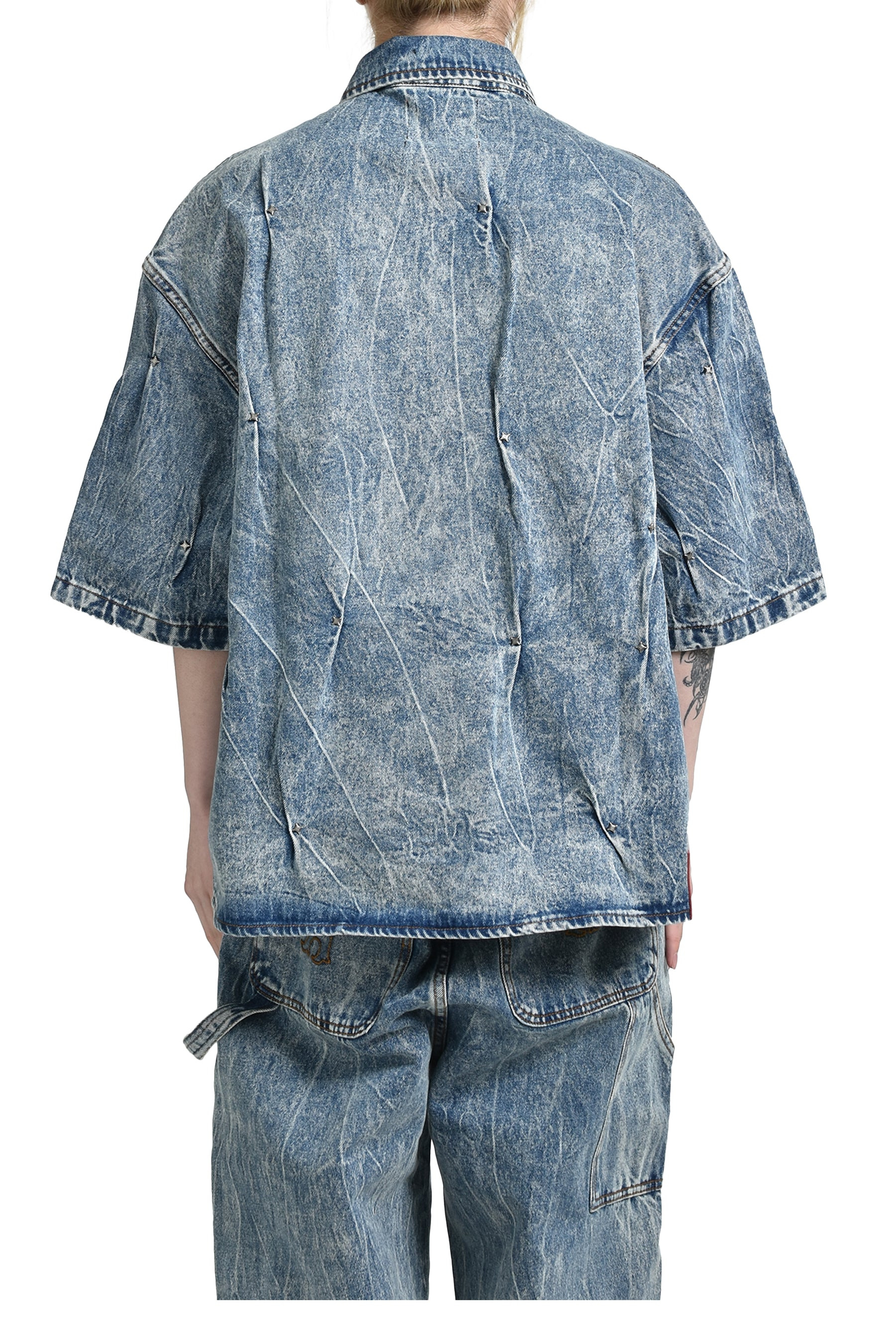 MULTI RIVET SHIRT BLUE / LT. BLU - 2