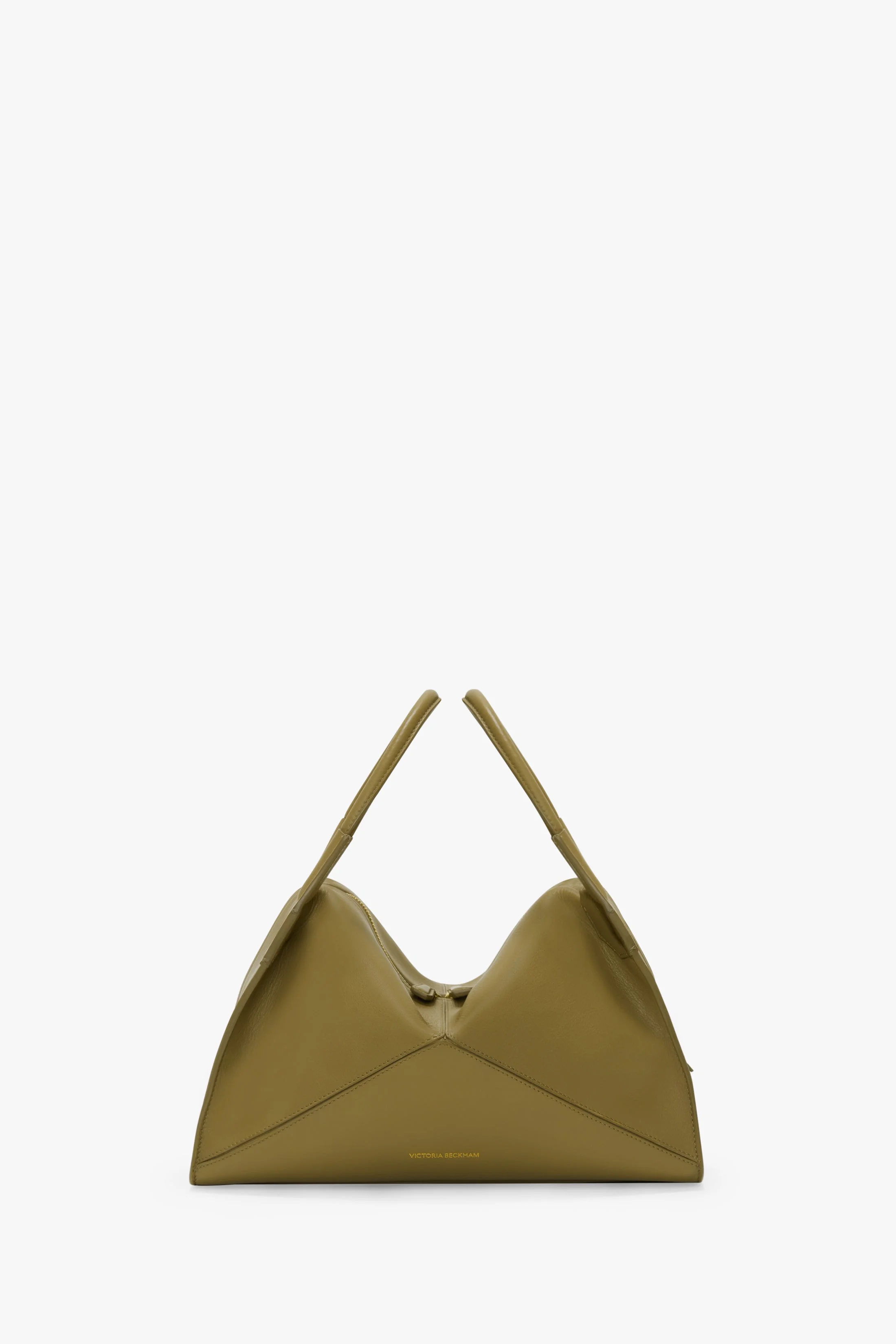 Victoria Plié Bag In Cactus Green Leather - 1