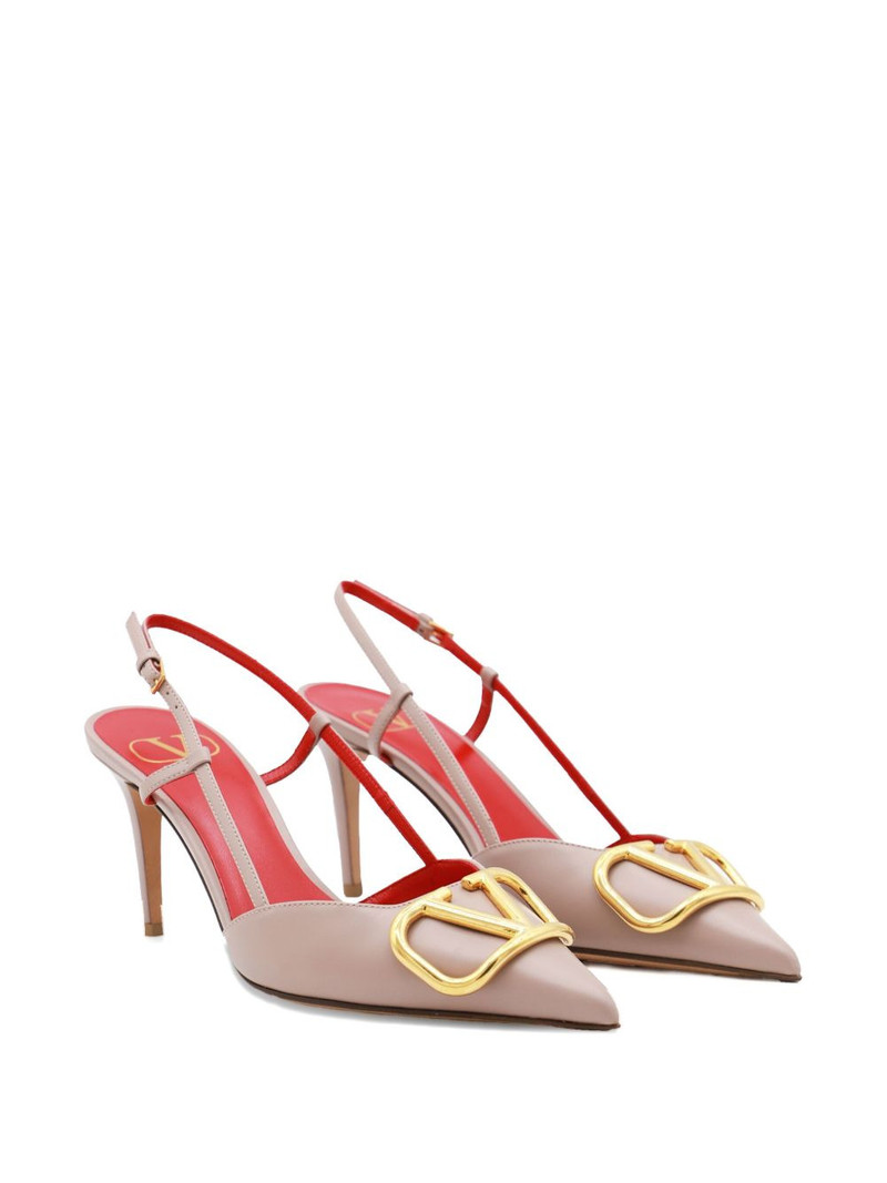 Valentino VLOGO 80mm slingback pumps outlook