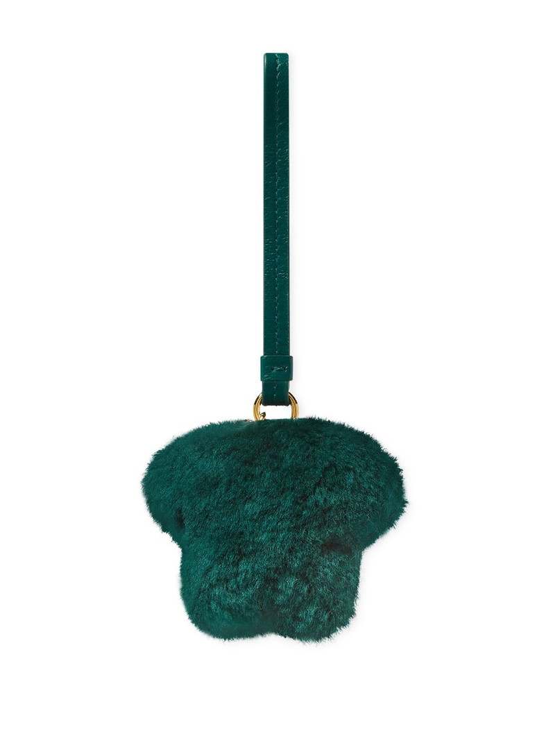 Medusa fluffy shearling charm 3