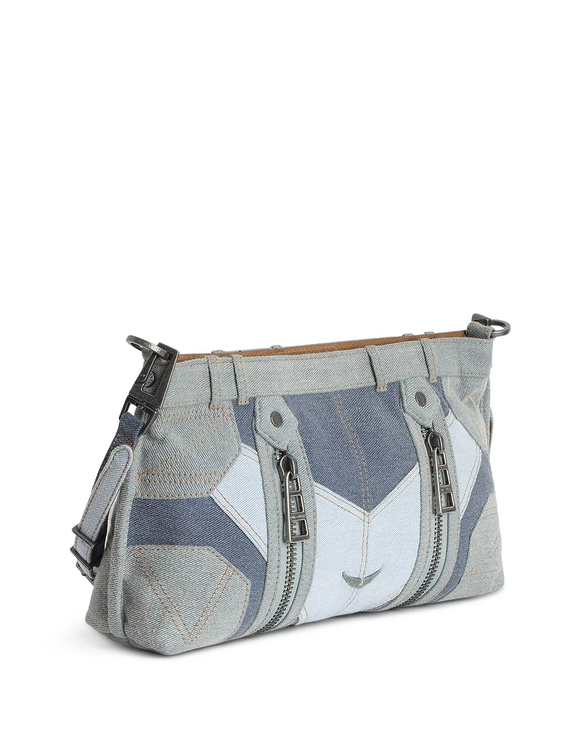Sunny Moody Denim Patchwork Crossbody - 3