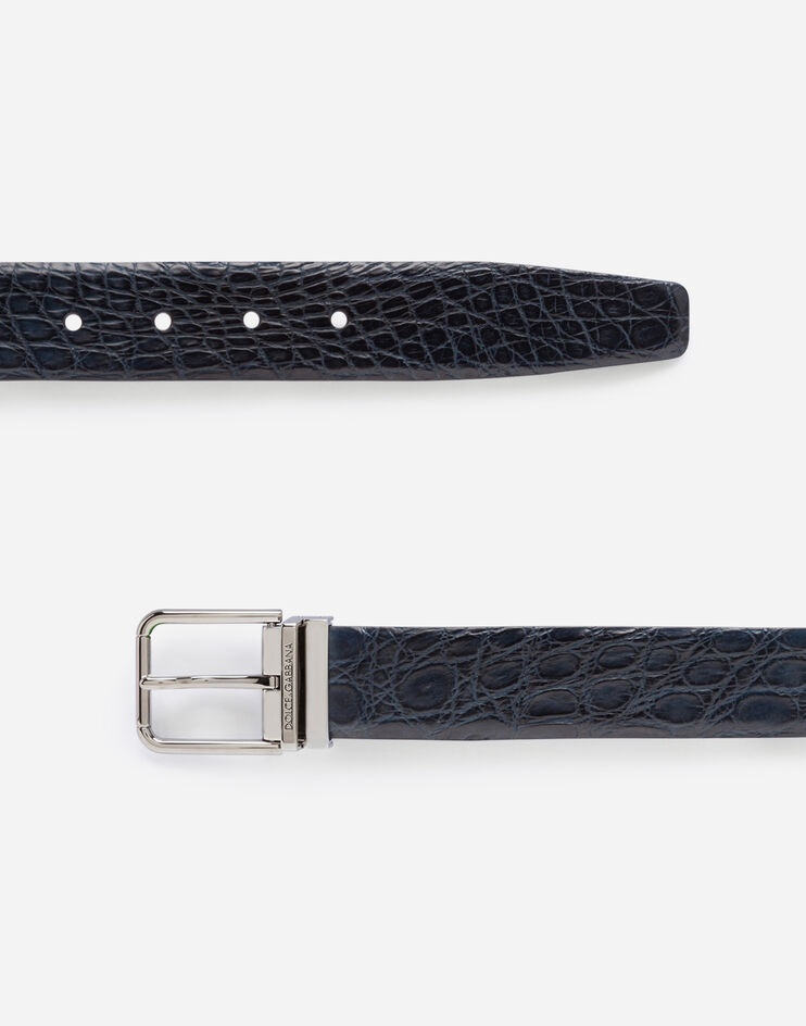 Crocodile nappa belt - 2