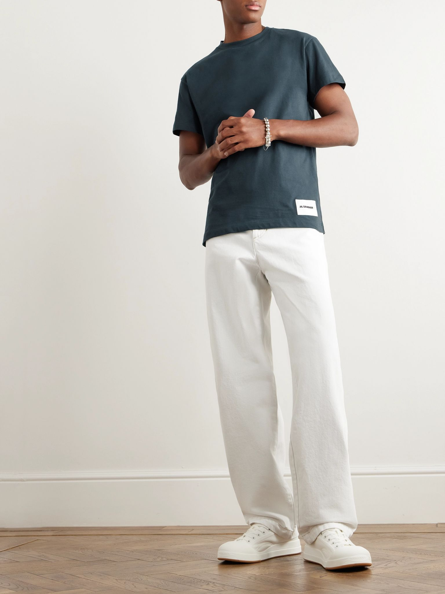 Set of Three Organic Cotton-Jersey T-Shirts Multi - 2
