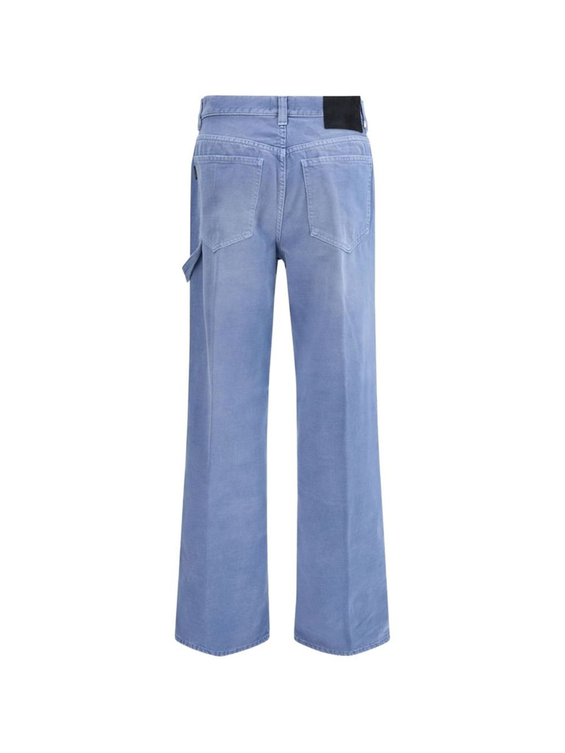 HAIKURE Winona Bull faded-effect hammer-loop jeans outlook