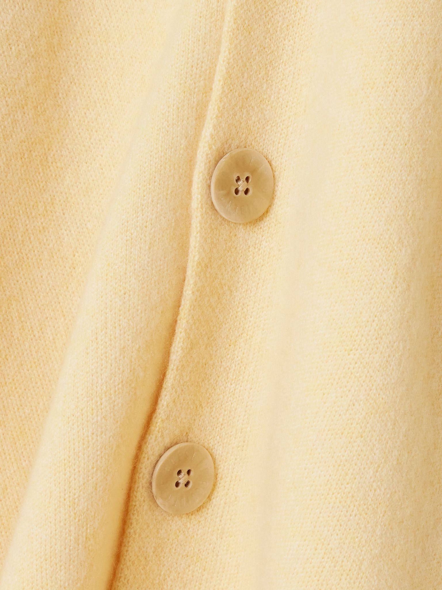 Everywear oversized cashmere cardigan Yellow - 4