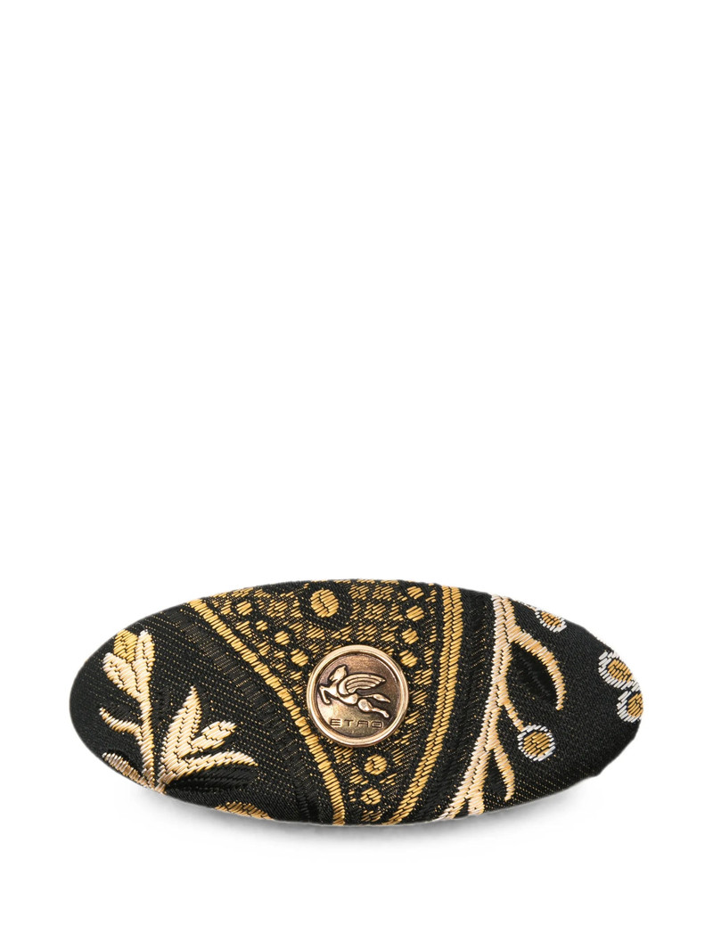 Etro Pegasus Jacquard-woven Hair Clip 1