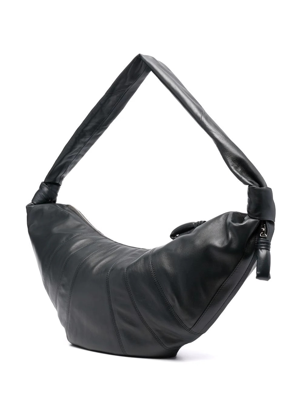 Croissant leather shoulder bag - 4