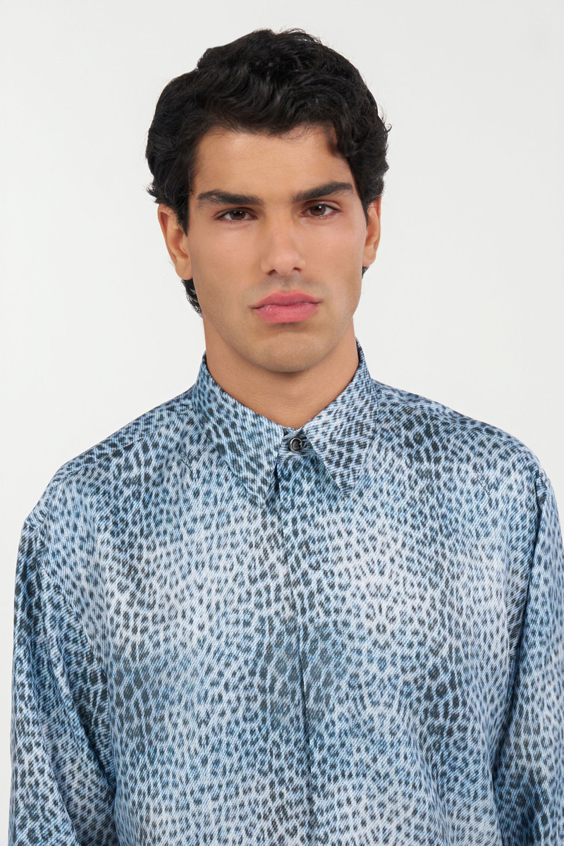 Silk Shirt with Baby Jaguar Print 6