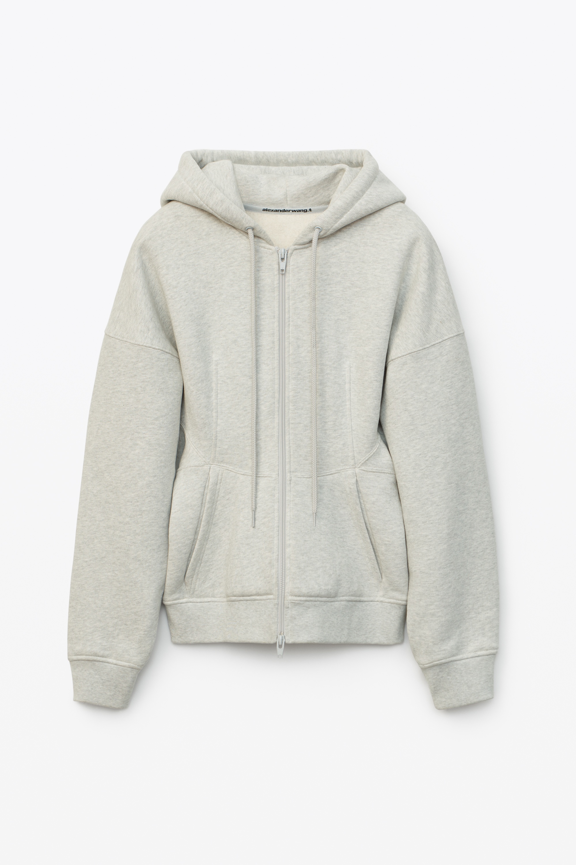 SCULPTED ZIP-UP HOODIE - 1