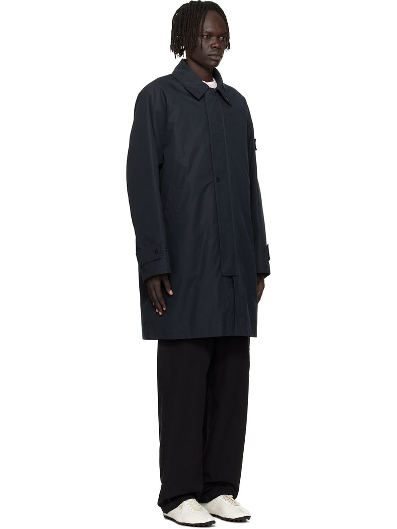 Navy 7100018 Weatherproof Cotton Canvas Long Coat 2