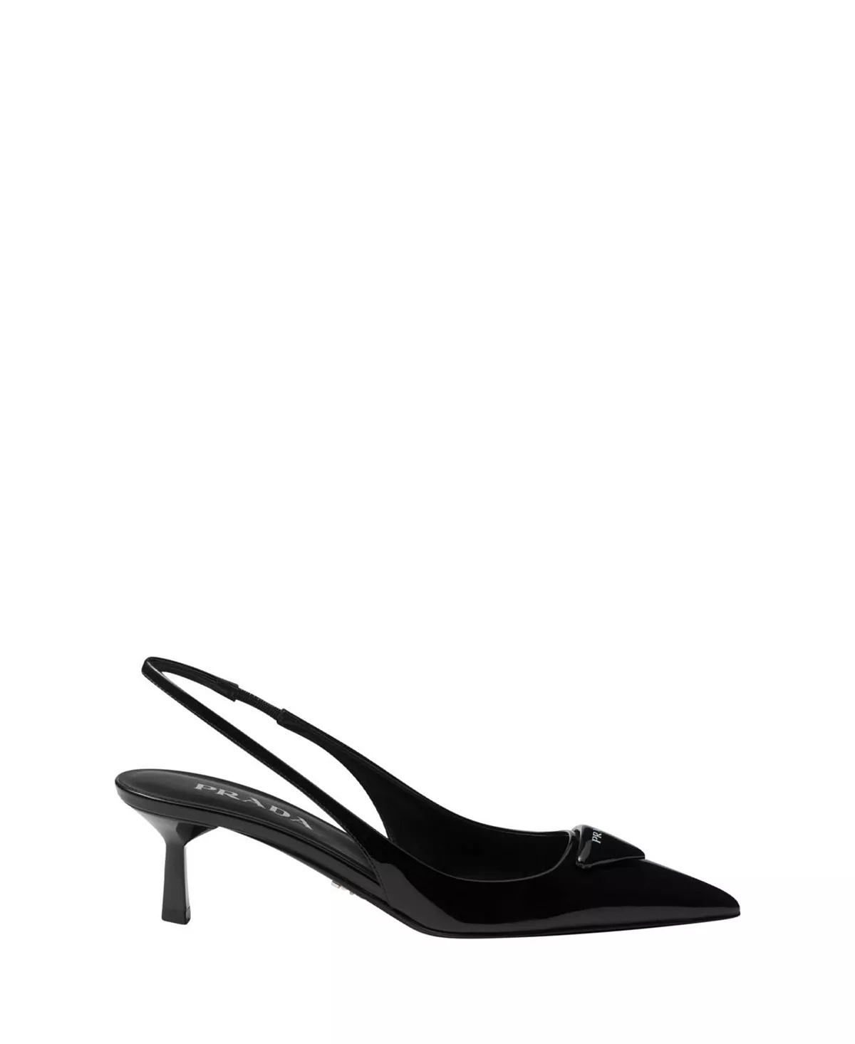 Women's Patent Leather Slingback Pumps - 2