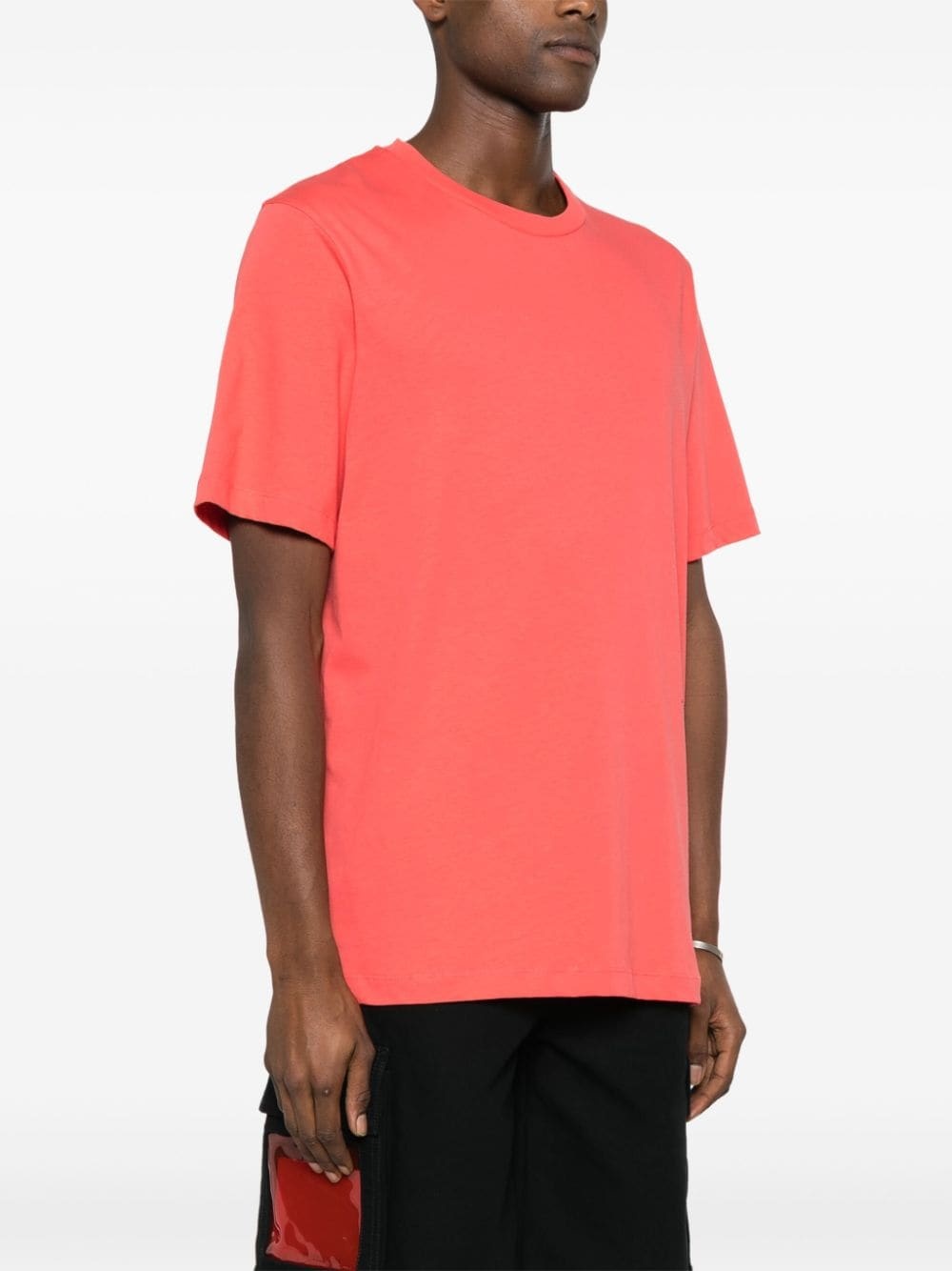 graphic-patch cotton T-shirt - 4