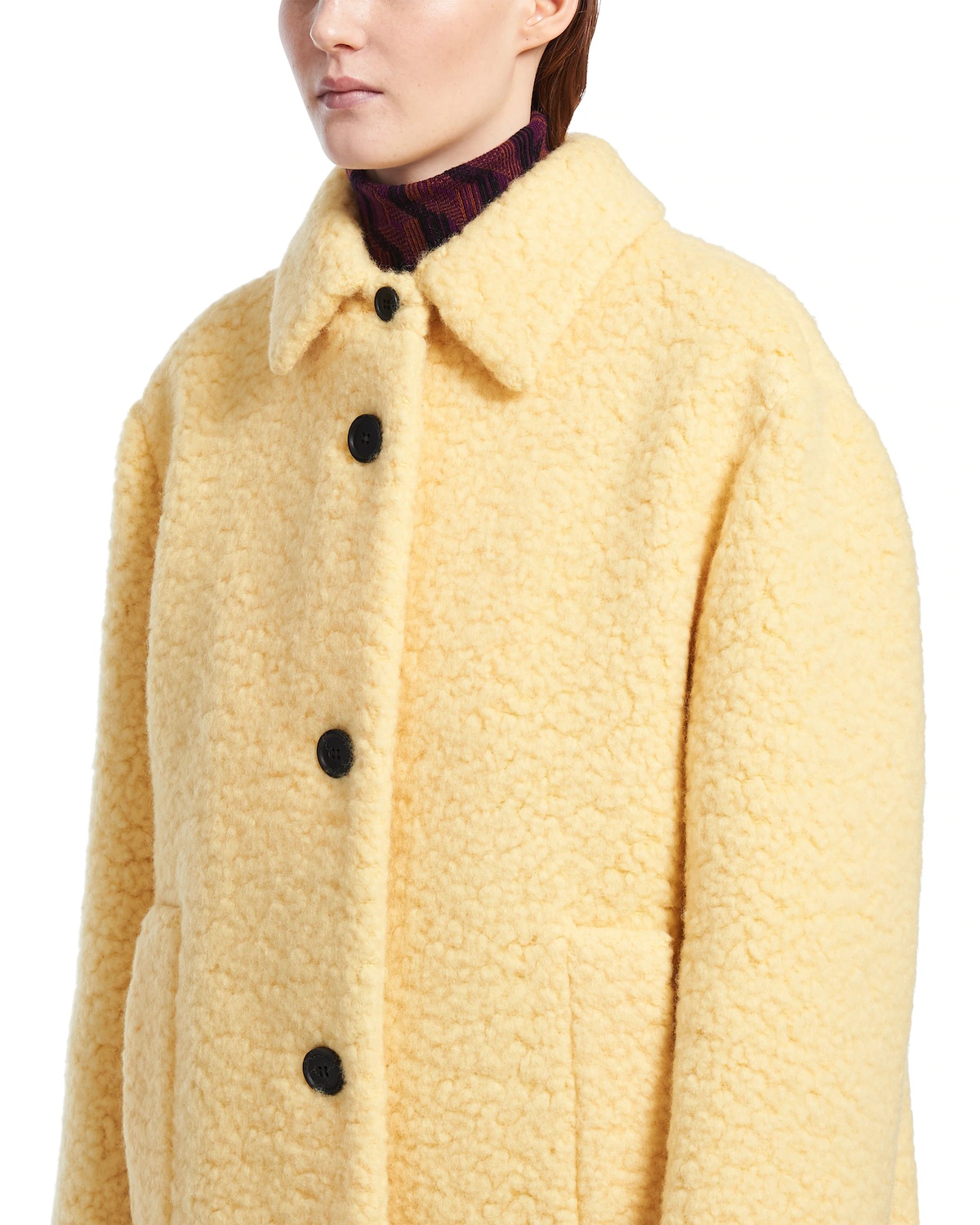 Bouclé coat - 5