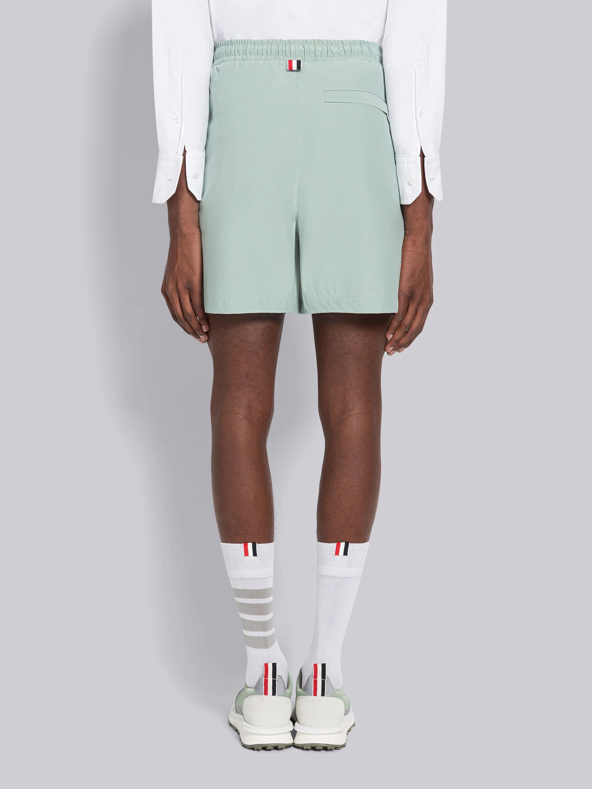 Ripstop Topstitch Track Shorts - 3