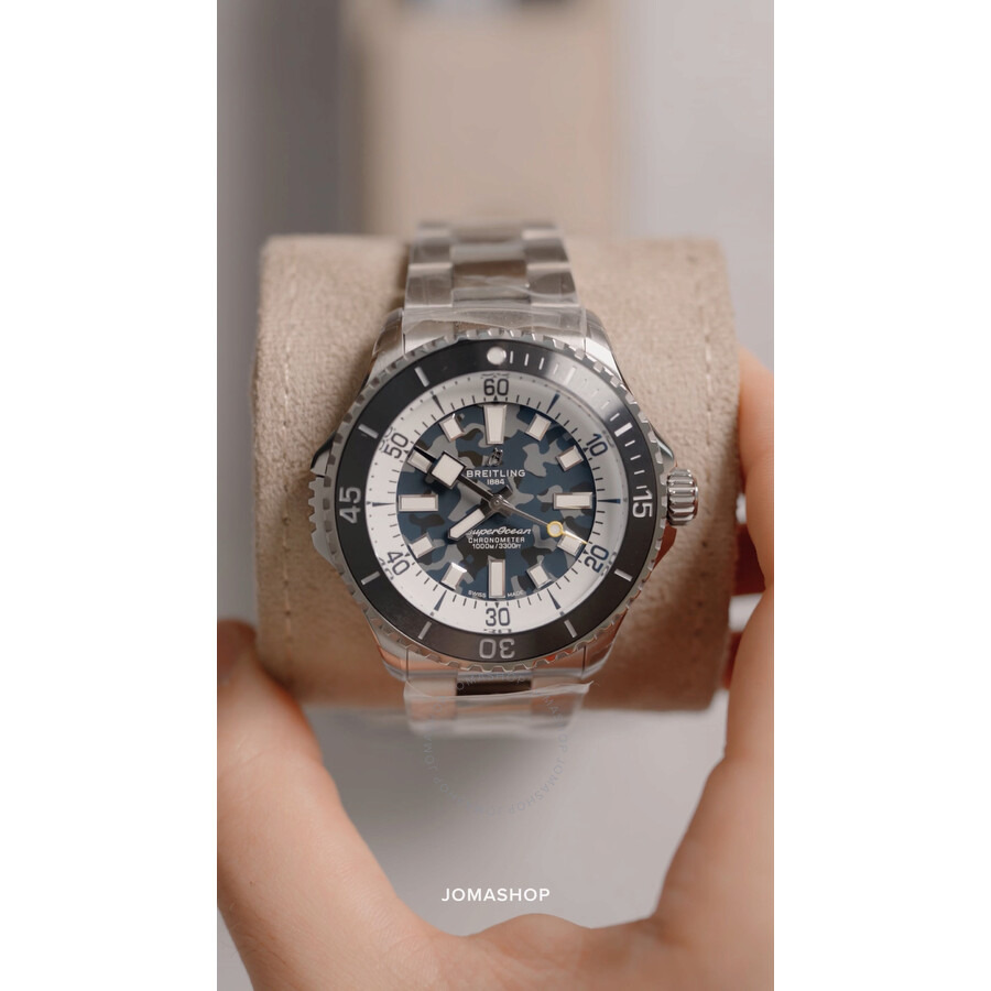 Breitling Superocean 46mm Automatic Super Diver Camouflage Dial Men's Watch E10379351B1E1 - 4