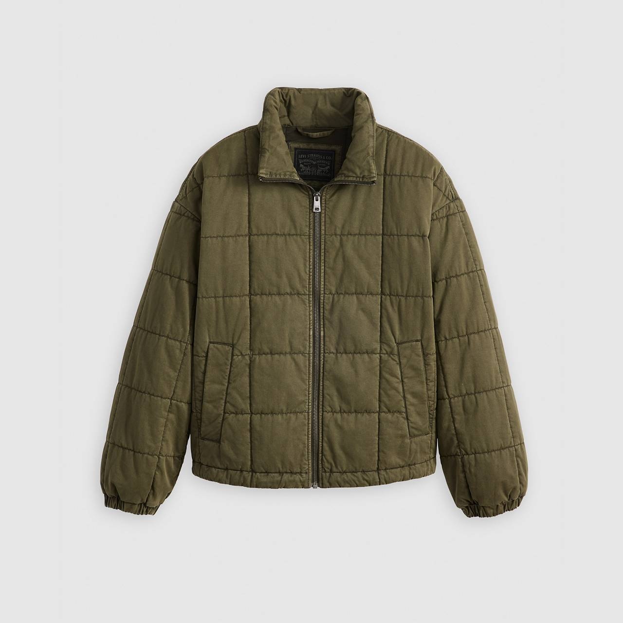 BOX QUILTED COTTON JACKET - 1