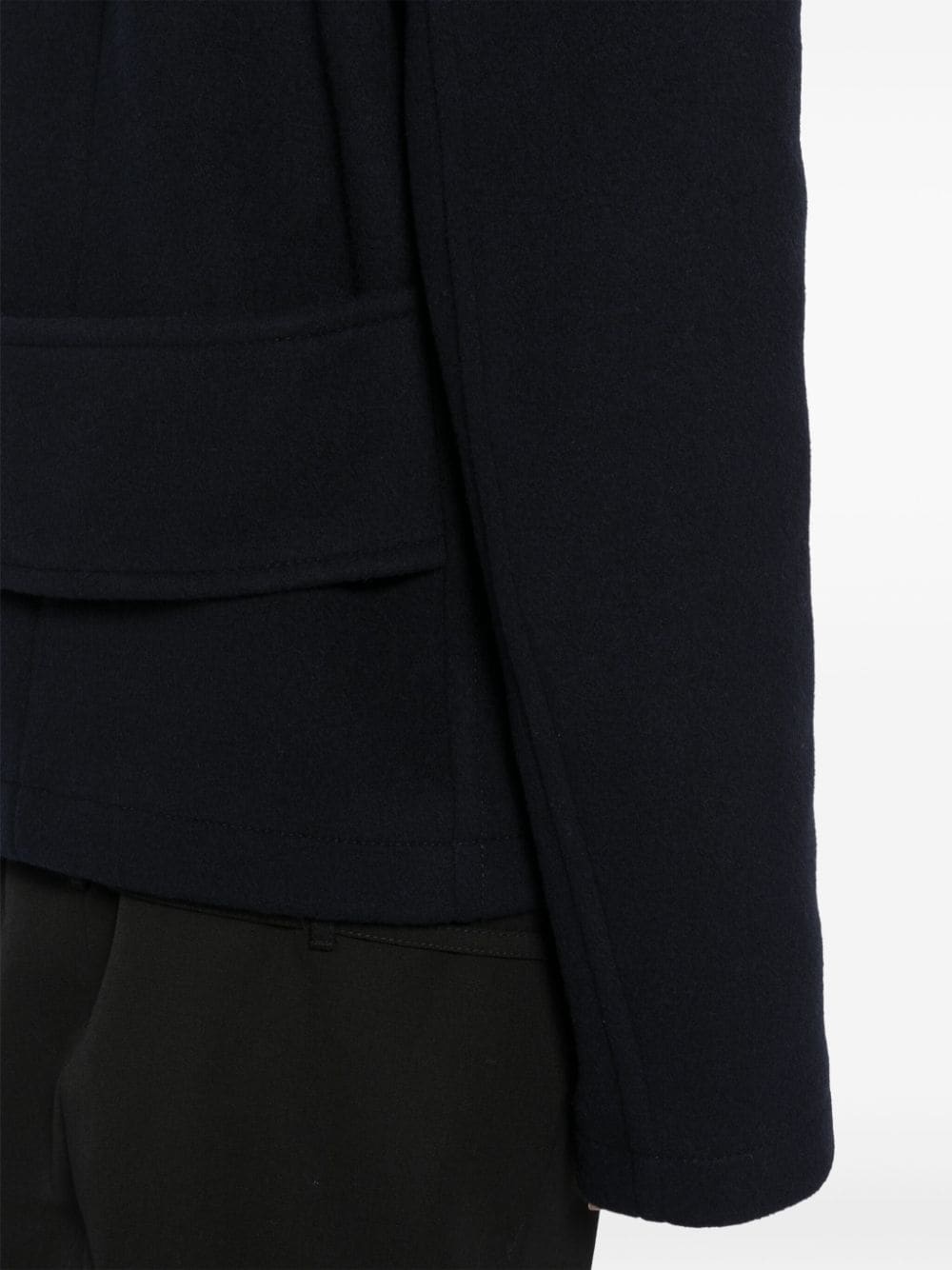 cropped peacoat - 5