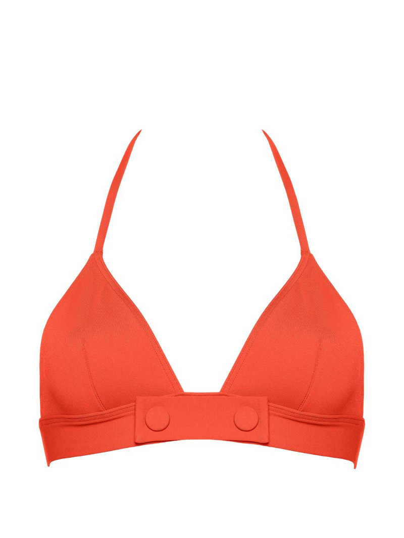 triangle-cup button-detail bikini top 1
