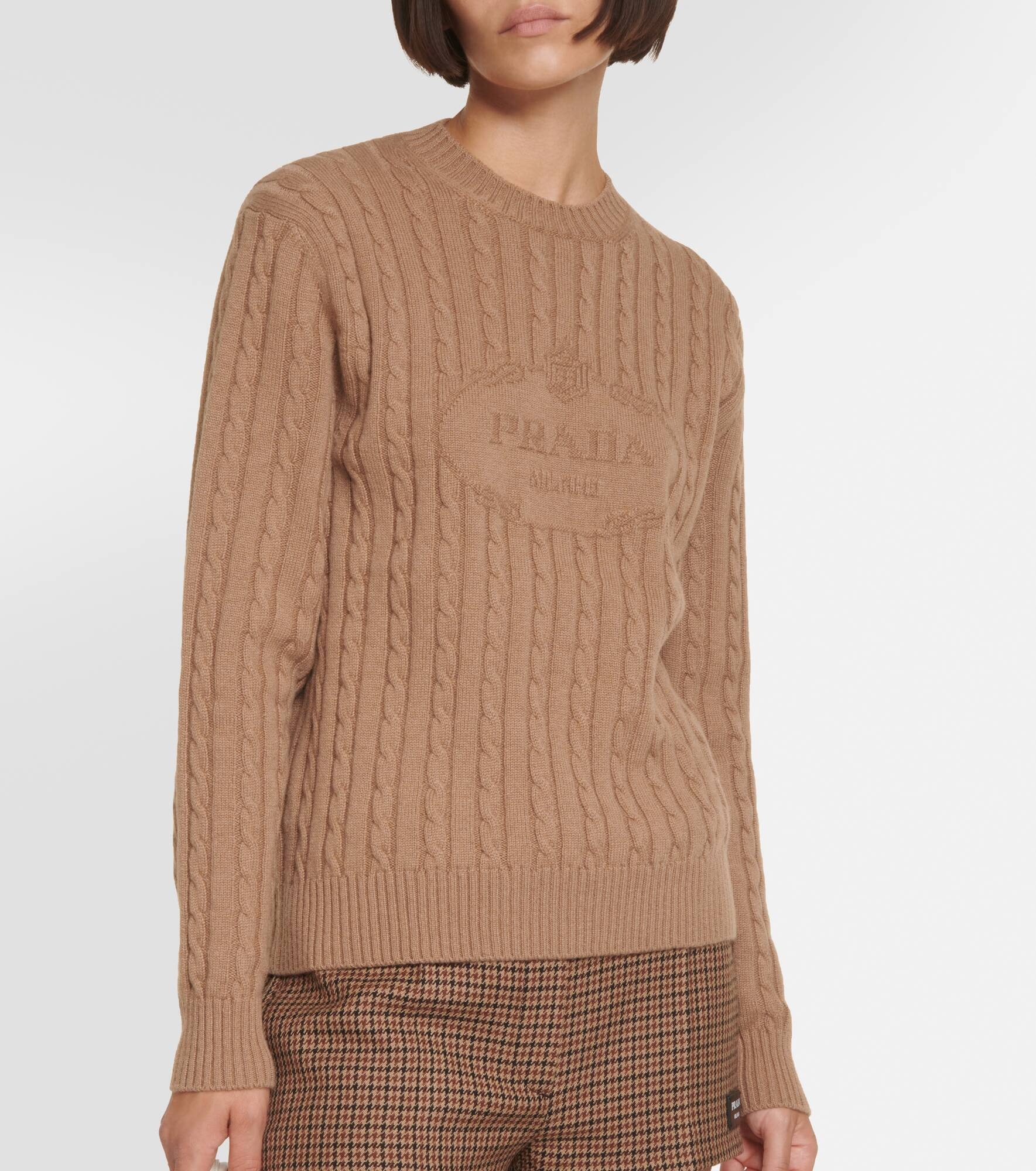 Logo cashmere sweater - 5