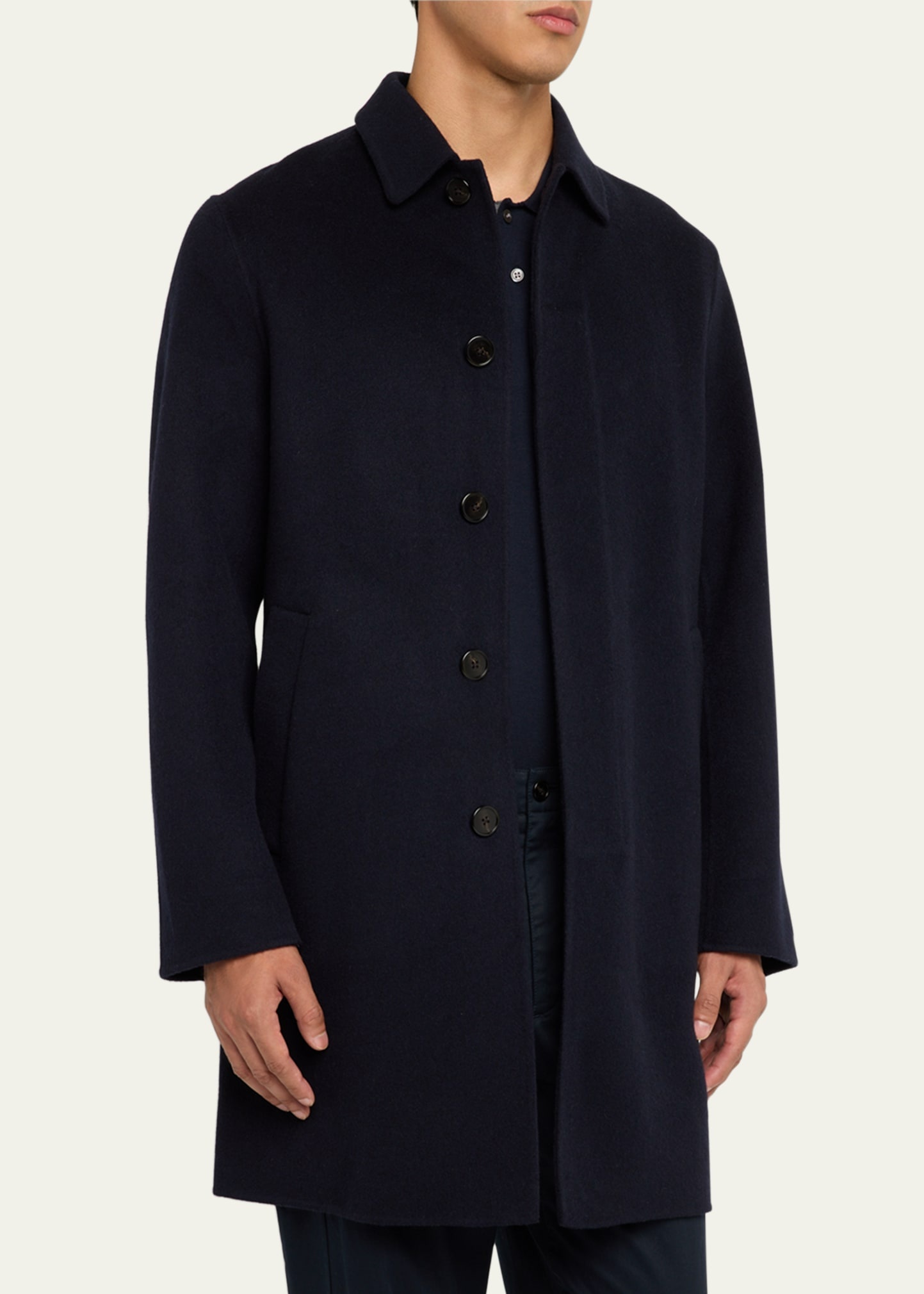 Men's Car Coat in Luxe New Divide - 4