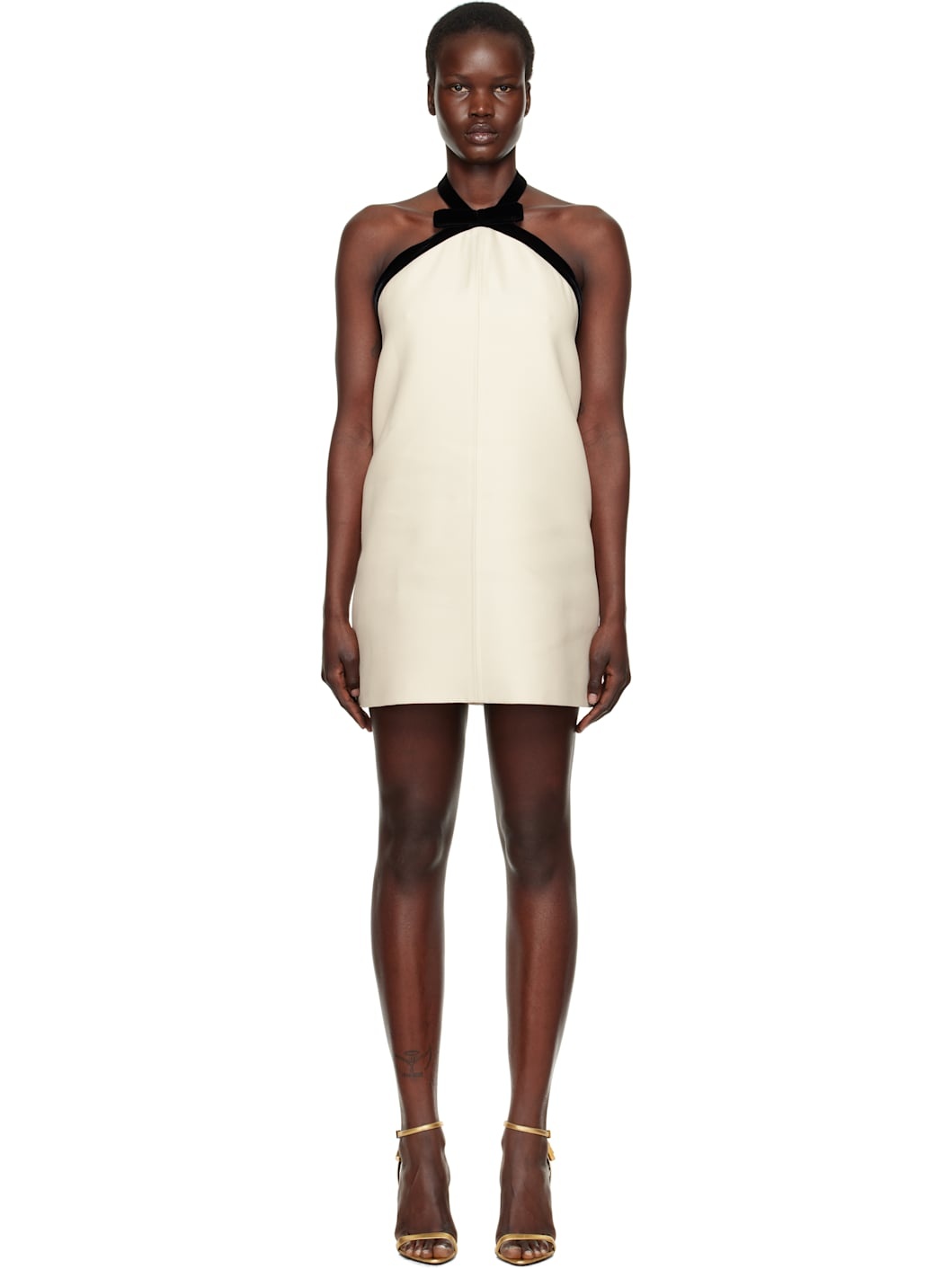 Off-White Bow Detail Minidress - 1