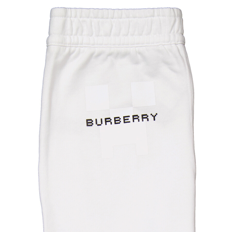 Burberry Larkan Embroidered Floral Cotton Jogging Pants - 7