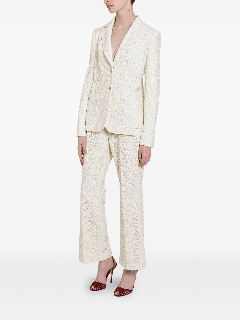 Daisy macramé trousers - 2