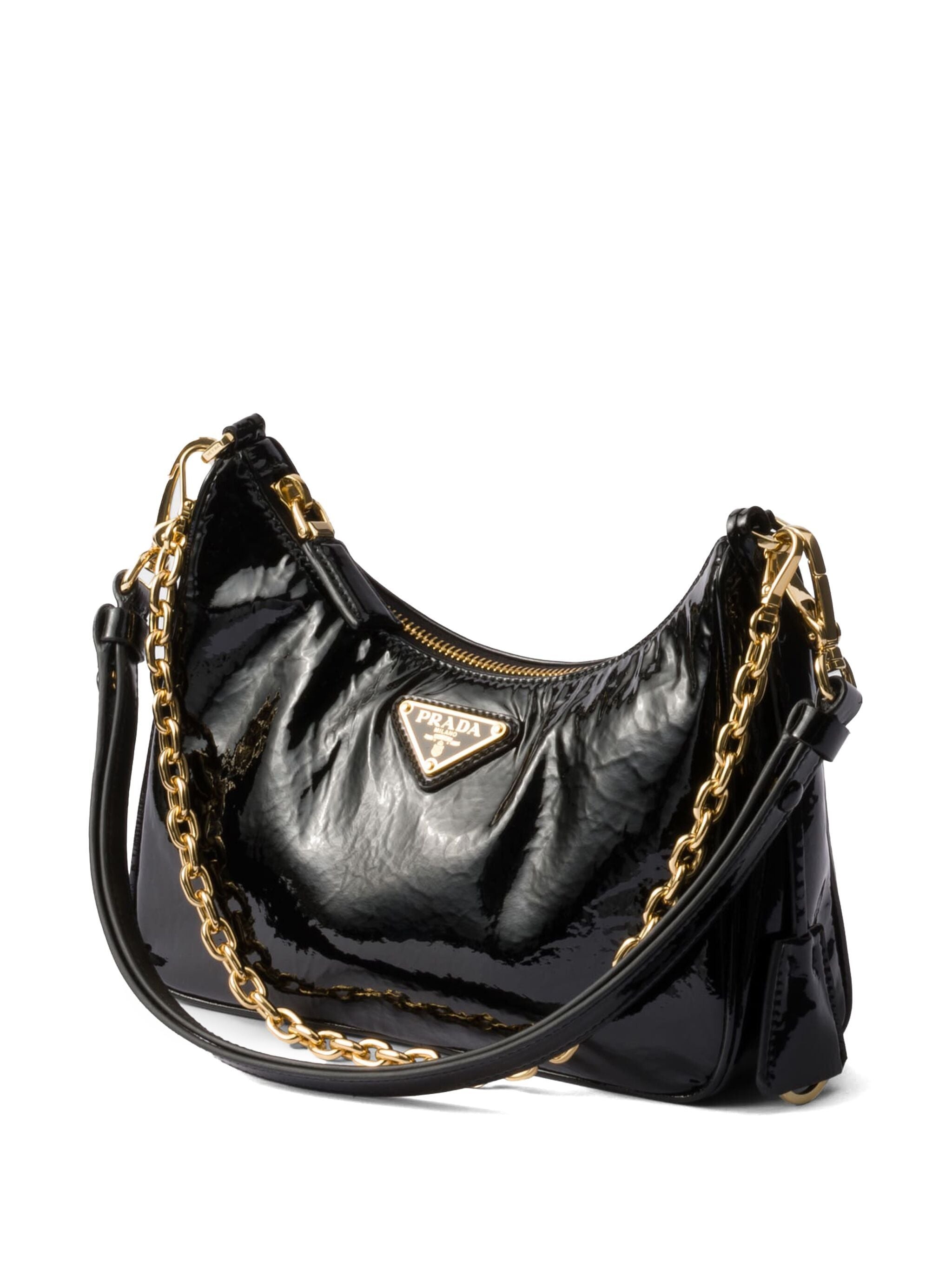 Re-Edition Patent Leather Shoulder Bag - 5