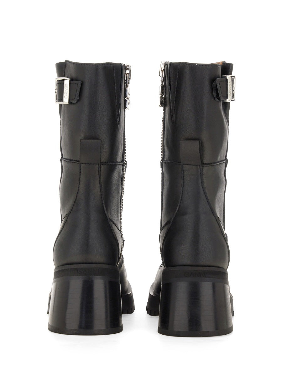 Ganni Women Buckle Boot - 3