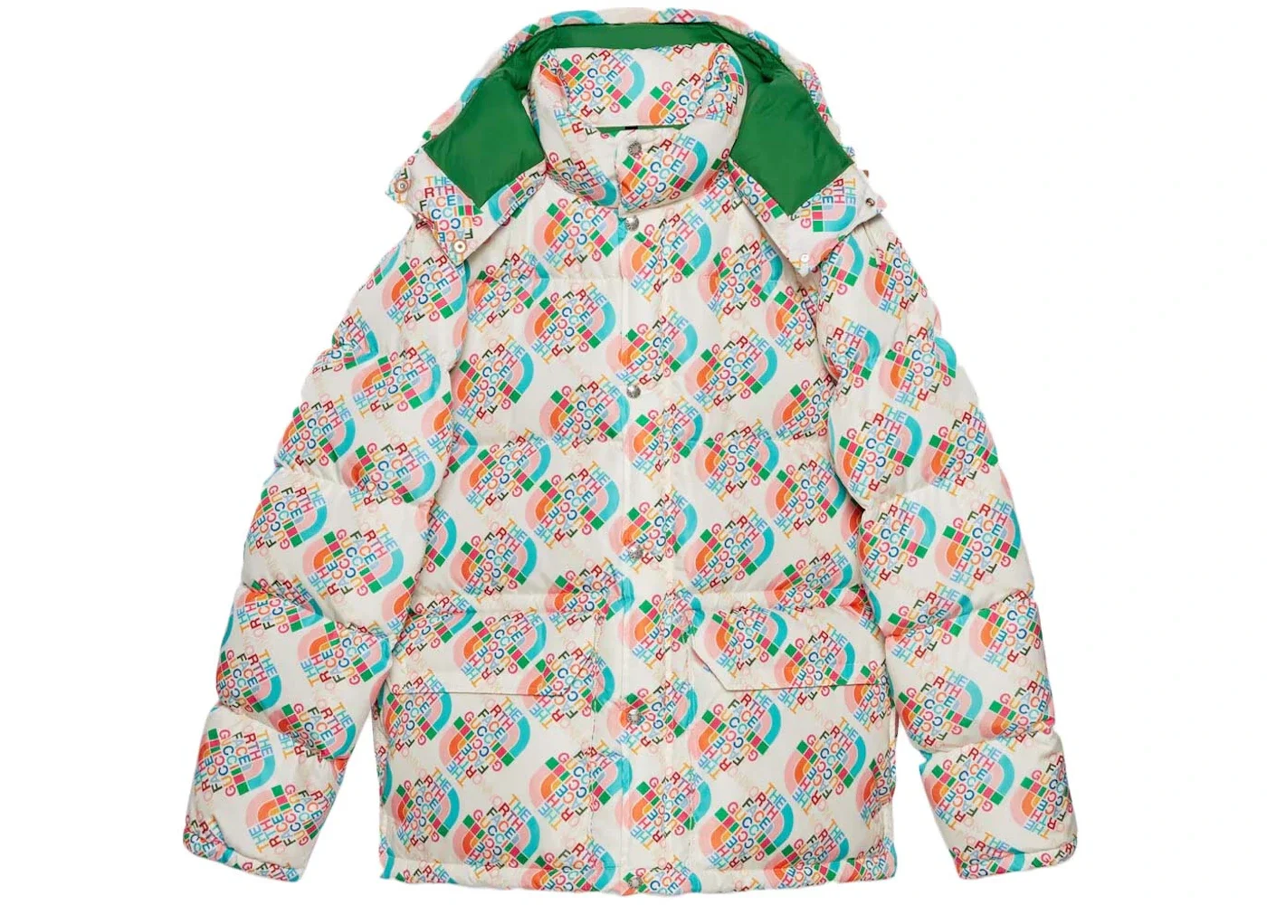 Gucci x The North Face Down Jacket Ivory/Multicolor - 1