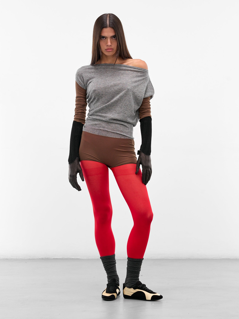Kiko Kostadinov Two-Tone Heiss Knit Leotard outlook