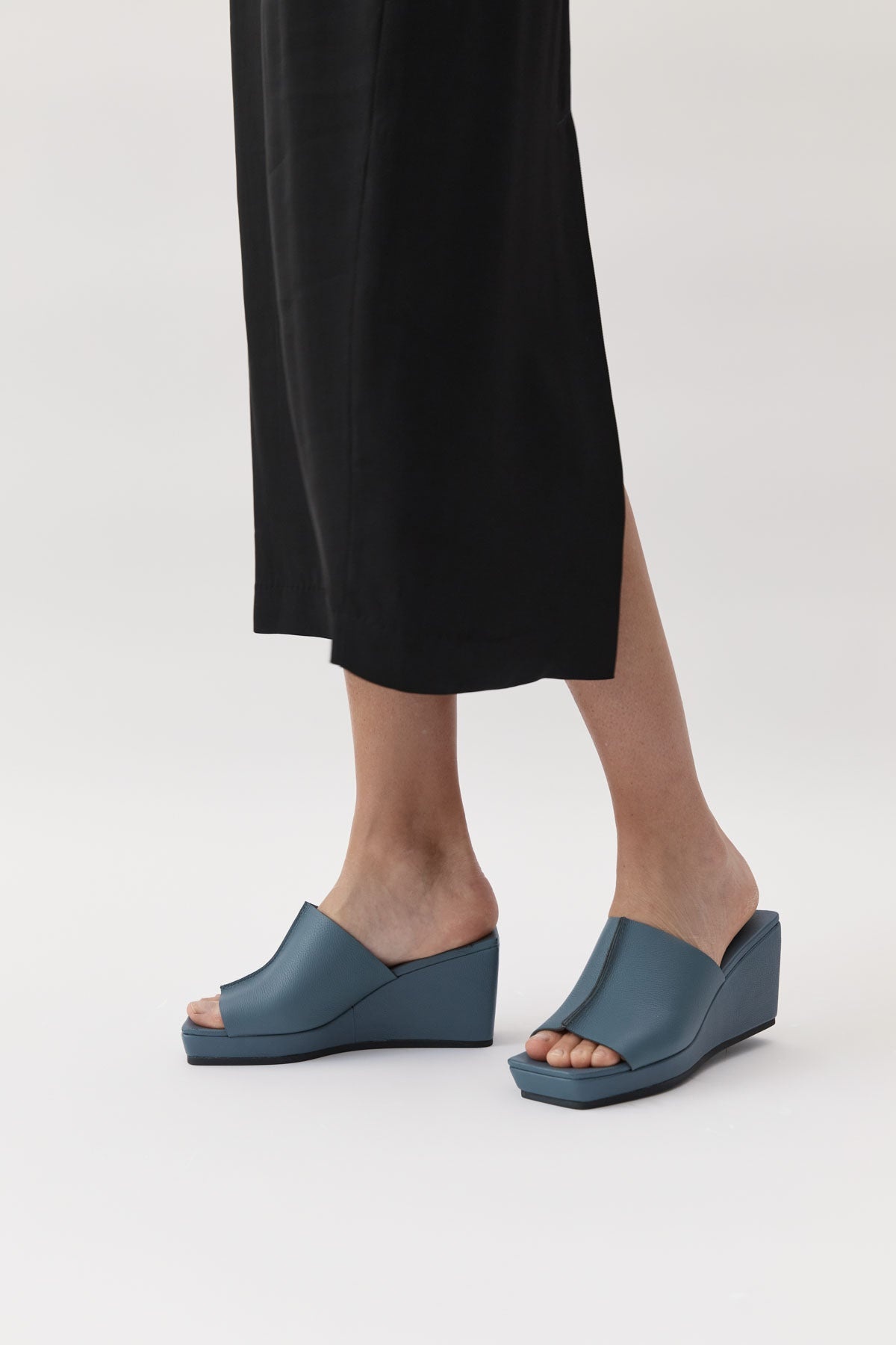 Maria Wedge - Slate - 4