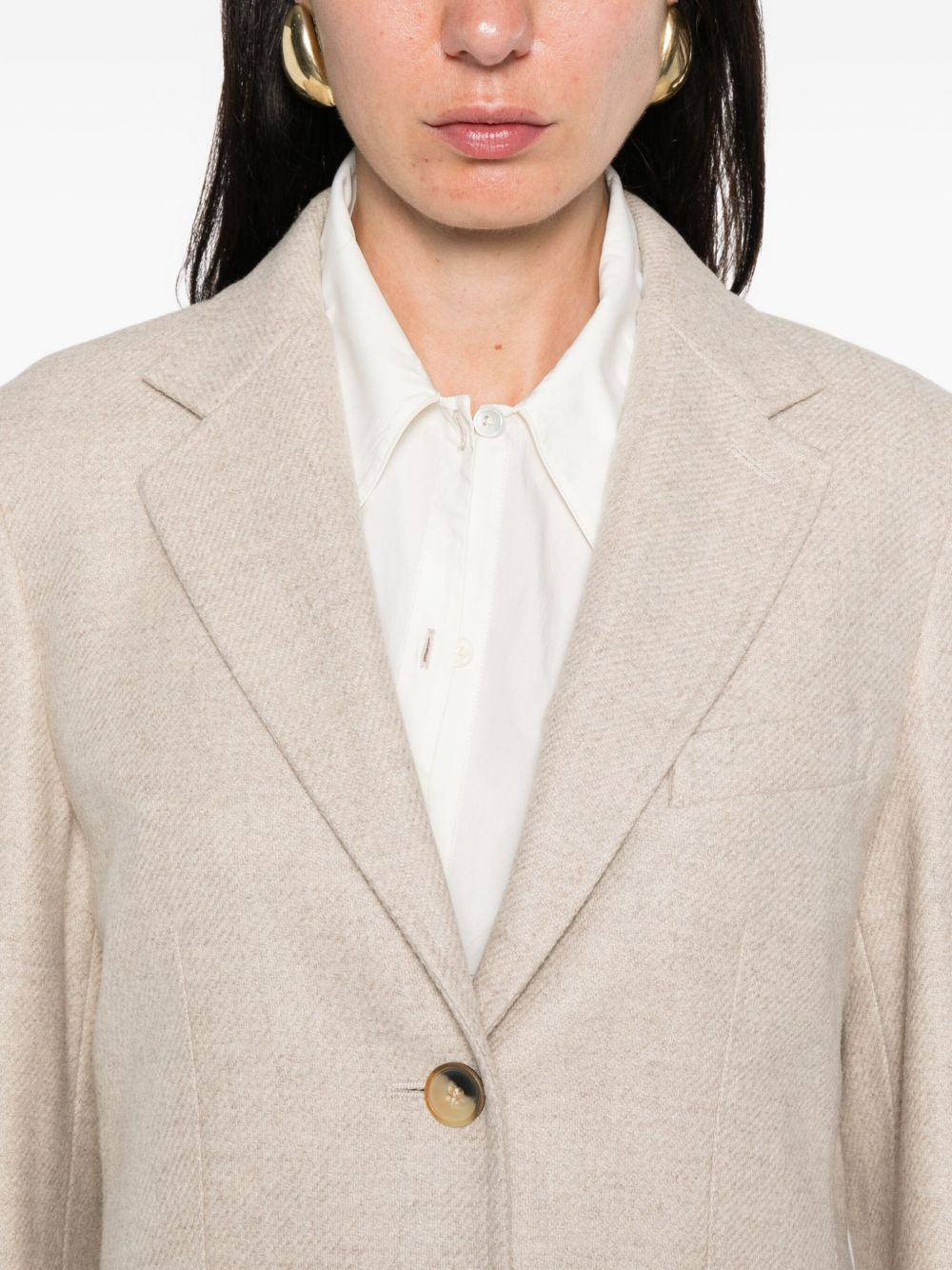 single-breasted blazer - 5