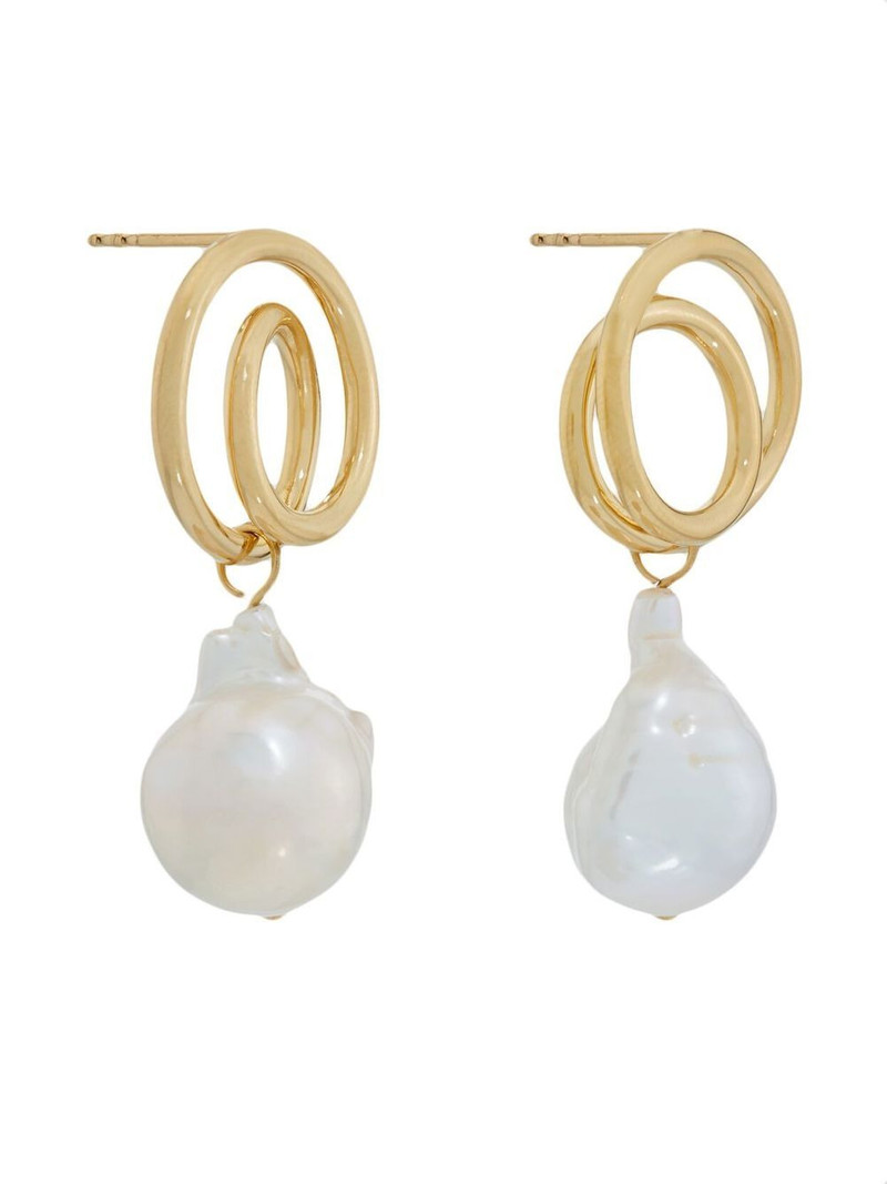 baroque-pearl drop earrings 1