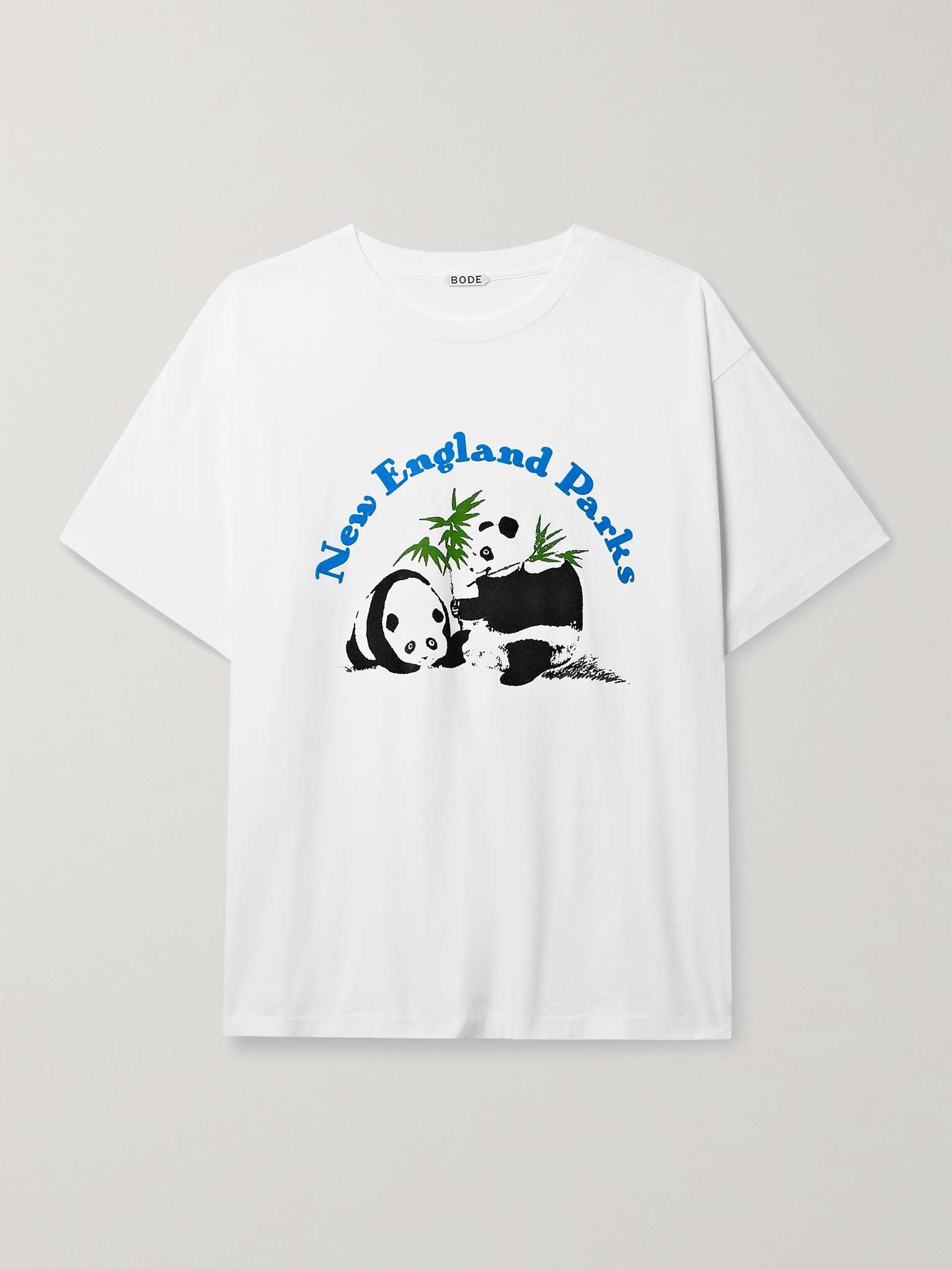 Zoo Flocked Cotton-Jersey T-Shirt - 1