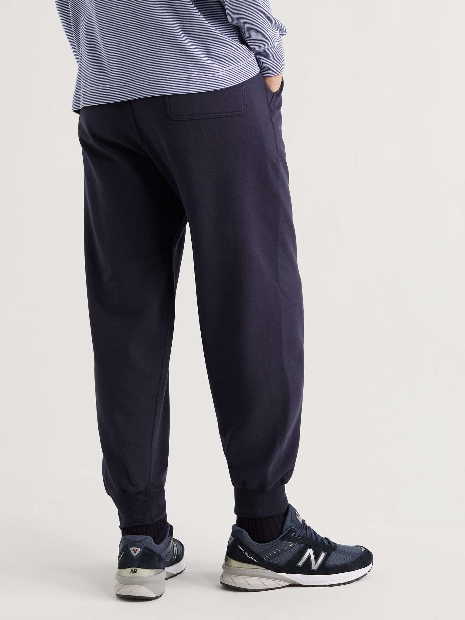 Cotton-Blend Jersey Sweatpants - 4