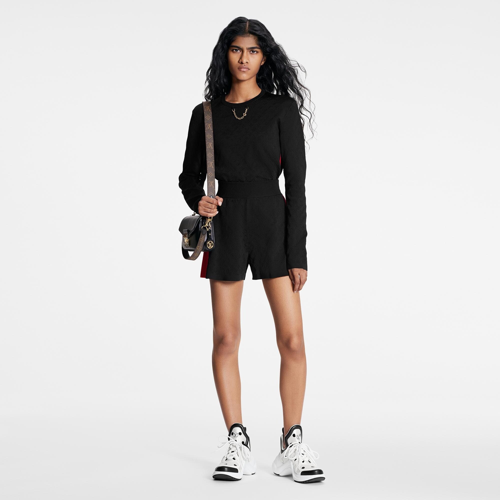 Embossed Monogram Sporty Shorts - 2
