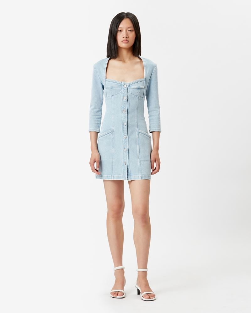 VONA STRETCHED DENIM DRESS - 2