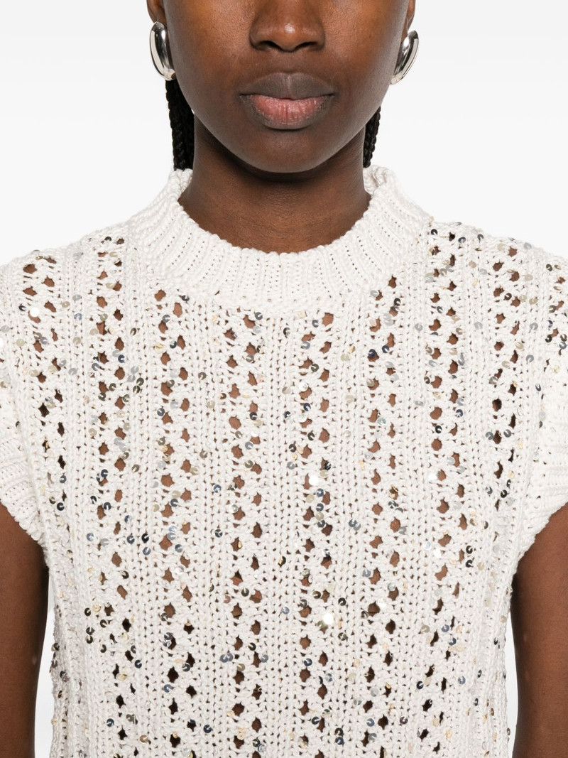sequin-embellished vest 5