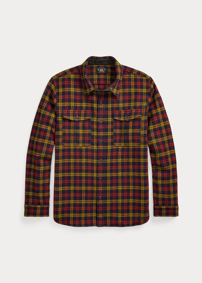 Checked Wool Twill Workshirt 1