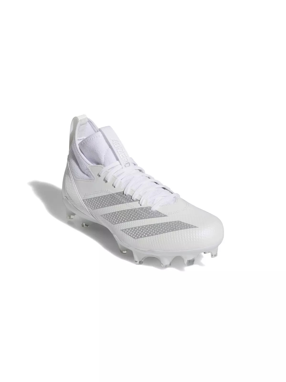 Adizero Impact "Ftwr White/Silver Metallic/Ftwr White" Unisex Football Cleat - 3