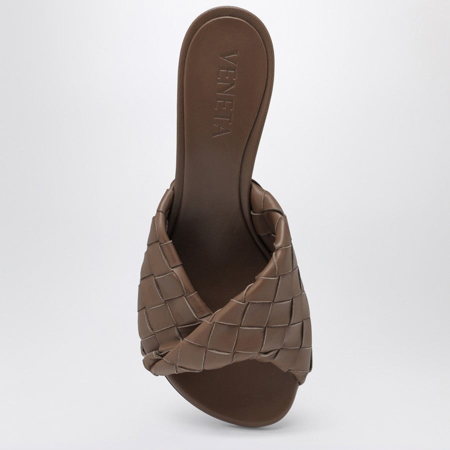 Bottega Veneta Women Brown Blink Mule Sandal In Braided - 3