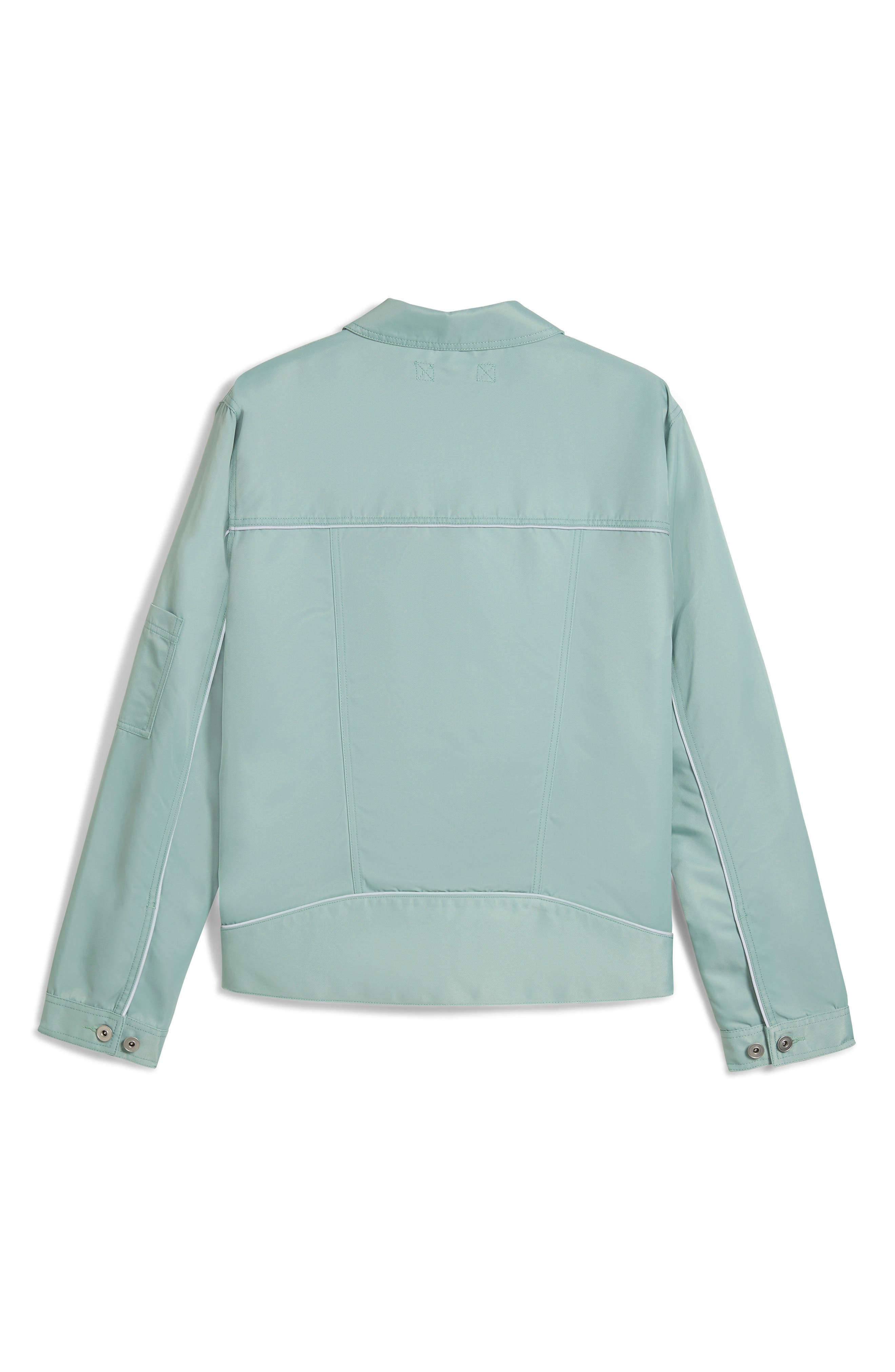 Special Items PUMA Gear Nylon Twill Jacket in Light Moss at Nordstrom - 5