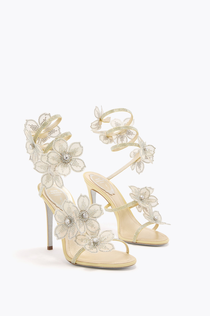 PEACH FLOWER BUTTER YELLOW SANDAL 105 2